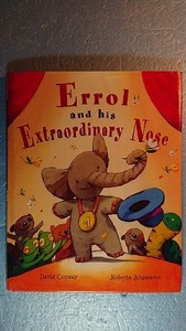 英語絵本CD付「Errol and his Extraordinary Nose小象のエロールと彼の並外れた鼻」David Conway文