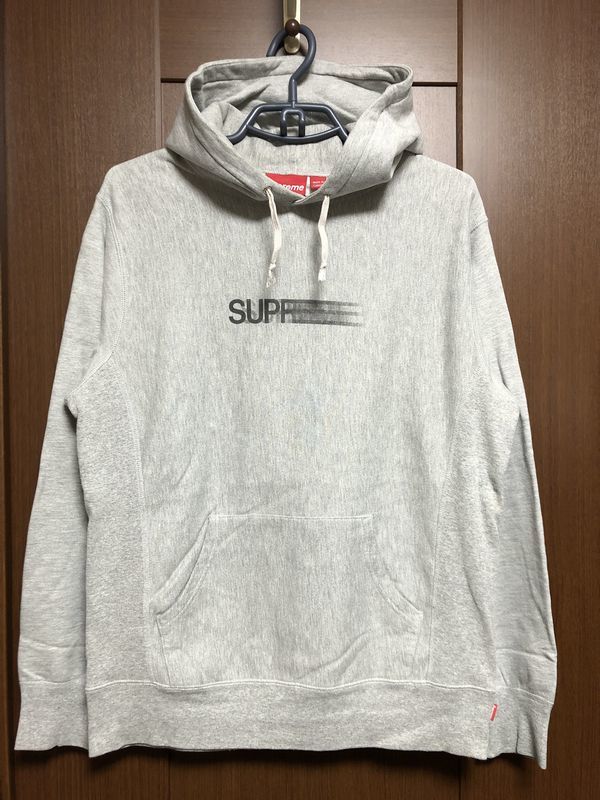S Supreme Motion Logo Hooded 灰 国内正規品 www.portonews.com