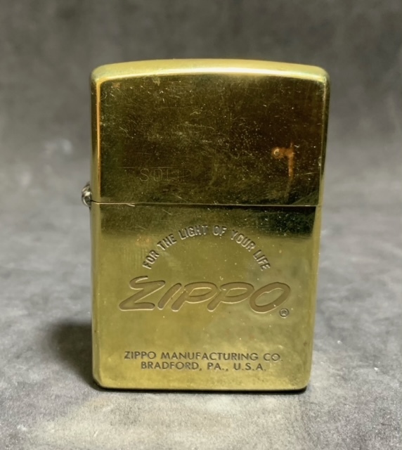 ヤフオク! -「zippo solid brass」(雑貨) の落札相場・落札価格