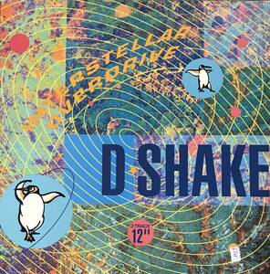 [ 12 / レコード ] D-Shake / Interstellar Overdrive ( Techno ) Go Bang! Records 90年代 テクノ