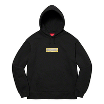 1678　Supreme Bling Box Logo Hooded Sweatshirt(Black)Lサイズ　シュプリーム　ブリング　ボックスロゴ パーカー 黒 L 2022SS_画像3