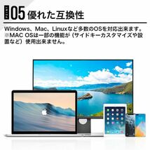 最新版 7色呼吸ライト付き 充電式 ワイヤレスマウス 5つのボタン無線マウス コンパクト静音 2.4GHz ゲーム対応_画像10