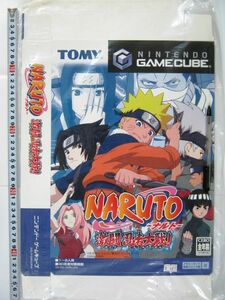 希少・業務用　非売品　ＰＯＰ　昔の品　大型　ＮＡＲＵＴＯ　ナルト　ゲームキューブ用　激闘忍者大戦　非売品　POP 38cm　即決 #427