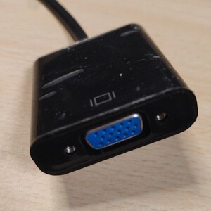 DisplayPort (DP) オス To VGA メス変換アダプタ