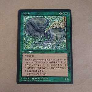 MTG マジック ザ ギャザリング 山ヒル 日本語 黒枠 緑