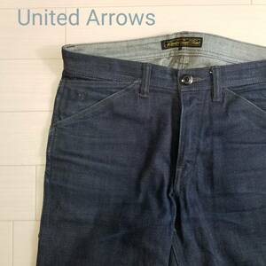 UNITED ARROWS ユナイテッドアローズ ジーンズ デニム 無地 ポケット ボトムス メンズ サイズS m438