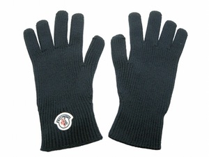 サイズL■新品 本物保証■モンクレールGUANTI 手袋/ニットグローブ/GLOVES/グローブ/742/ダークネイビー系/ニット/メンズMONCLERレディース