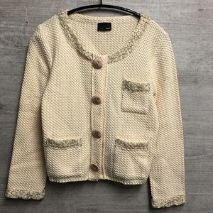 FENDI Fendi cardigan 38 [ middle eyes black b03]