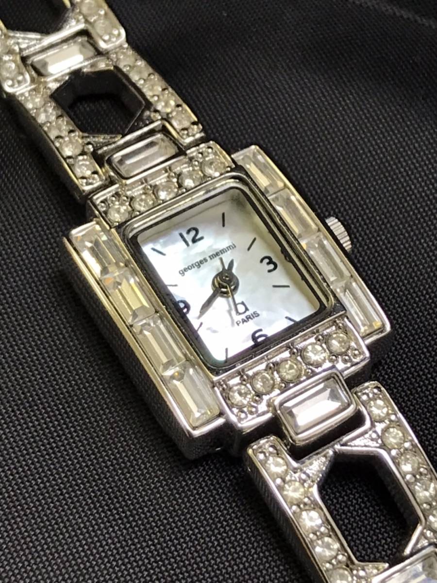 georges memmi PARIS 腕時計 天然ダイヤモンドブレスウォッチ georges memmi新古品未使用 電池無し