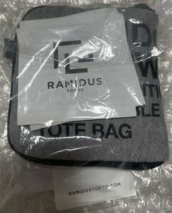 新品 RAMIDUS for LOOPWHEELER LAUNCH EDITION POCKETABLE TOTE BAG トートバック ループウィラー 黒 ブラック ラミダス