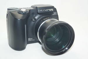 OLYMPUS SP-500UZ + レンズアダプター （電池仕様 単三x4 ・動作確認済み） 6.0MP