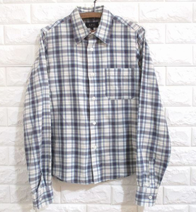 [chunijia made!]A.P.C./ A.P.C. * long sleeve check shirt *36