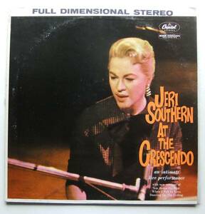 ◆ JERI SOUTHERN at the Crescendo ◆ Capitol ST-1278 (color) ◆ D