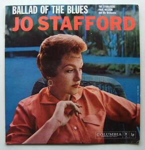◆ JO STAFFORD / Ballad of the Blues ◆ Columbia CS-1332 (6eye:dg) ◆ B