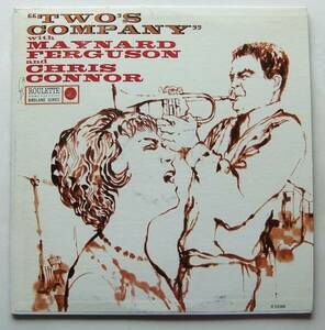 ◆ CHRIS CONNOR and MAYNARD FERGUSON / Two ' s Company ◆ Roulette R-52068 (bar:dg:promo) ◆ Y