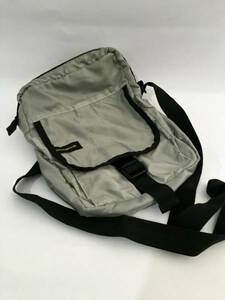 *CROWNBRAND smaller shoulder bag Mini gray nylon polyester 