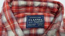 FLANNEL チェック柄 ネルシャツ サイズS　_画像3