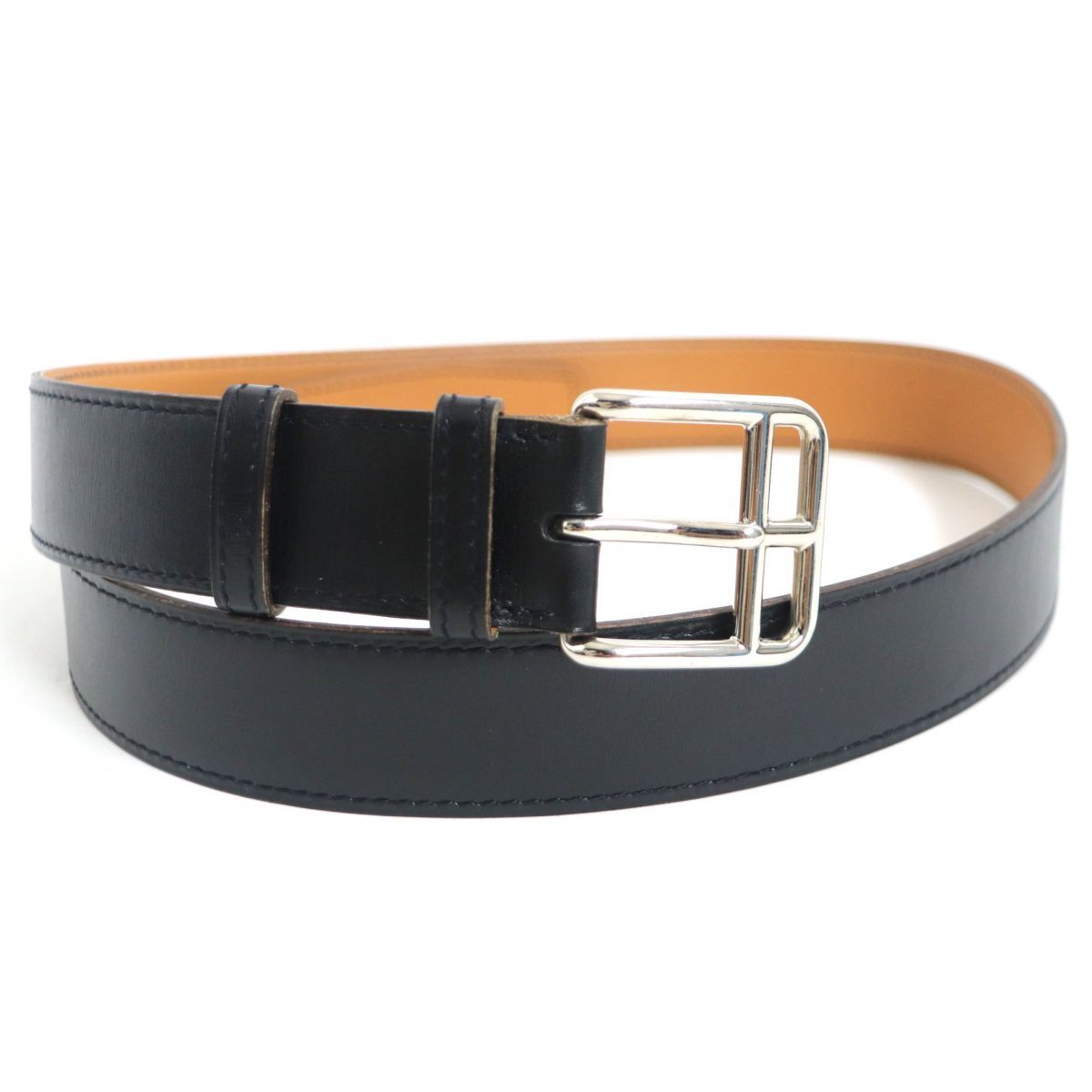 売れ筋新商品 HERMES エルメス エドリヴィエール レザーベルト 中古品 - ベルト