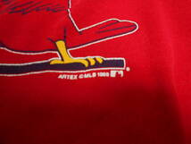 １９８８年製 St. LOUIS CARDINALS ARTEX MADE IN USA MAJOR LEAGUEセントルイス カージナルス ビンテージ スウェット野球ベースボール A'S_画像3