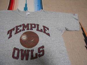 １９８０年代初頭製CHAMPION PRODUCTS チャンピオン ビンテージMADE IN USA PENNSYLVANIA TEMPLE UNIVERSITY OWLS BASKETBALL NCAA VINTAGE