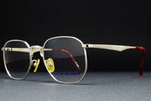 デッドストック CLUB WORKS 25-206 W 51-20 メガネ サングラス フレーム ミル打ち 彫金模様 日本製 ヴィンテージ 恵那眼鏡 ENA_画像2