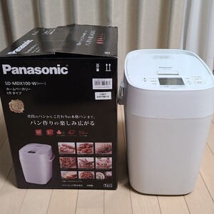 超美品★Panasonic SD-MDX100-W ホームベーカリー 一斤タイプ パナソニック