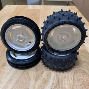 【未使用】タミヤ くまモンバギーXB 2WDバギータイヤ DT-02 DT-03