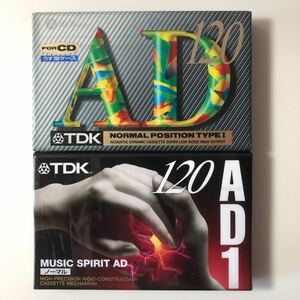 カセットテープ ノーマルポジション TDK AD 120分 2本