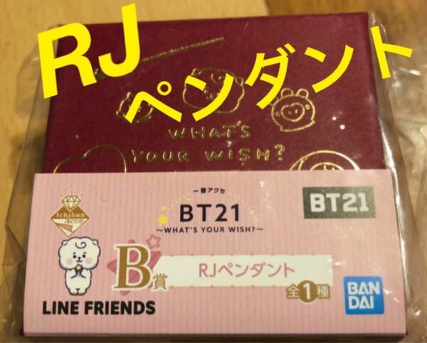 BT21 一番アクセ WHAT’S YOUR WISH? RJ ペンダント　1点　 ネックレス