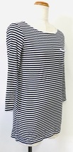 新品同様 ほぼ未使用 極美品 MARELLA マレーラ トップス カットソー Tシャツ ロンT 七分袖 ボーダー リボン ラインストーン レディース_画像4