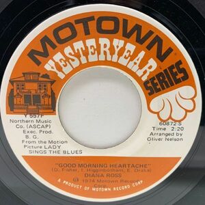 【9TH WONDER／Make It Big サンプリング ネタ】USオリジナル 7インチ DIANA ROSS Good Morning Heartache ('74 Motown) 45RPM.
