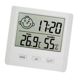 デジタル時計 置き時計 温湿計 健康管理 温度計 湿度計 壁掛け 2WAY 室温 温湿度計 デジタル置時計 卓上 コンパクト 軽量☆