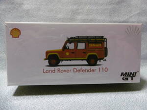 未開封新品 MINI GT 264 Shell 香港限定 Land Rover Defender 110 Shell Oil 