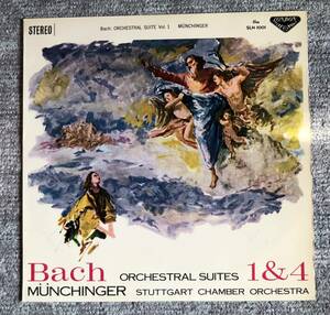 LP-Mar / 日 ロンドン / ミュンヒンガー・シュトゥットガルト室内管 / バッハ_管弦楽組曲 第１番 BWV1066、第４番 BWV1069