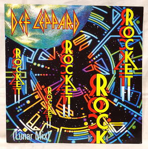 12’’【ROCK/HR/80's】DEF LEPPARD/Rocket(Lunar Mix)/UK盤/デフ・レパード