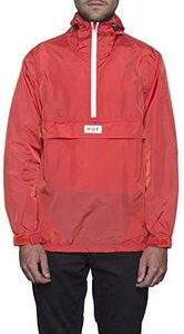 HUF Sequoia Anorak Jacket Hot Coral M コーチジャケット