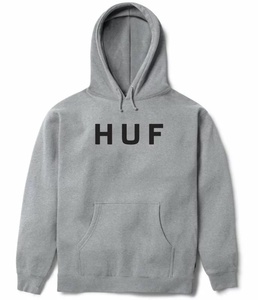 HUF OG Logo Pullover Hoodie Grey Heather L パーカー