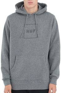 HUF Outline Box Pullover Hoodie Grey L パーカー