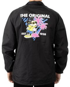 Vans X 80s Mickey Coach Jacket Black M コーチジャケット 