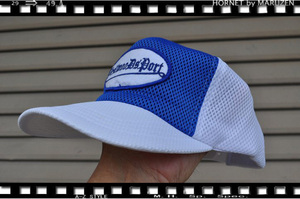 メッシュベースボールキャップブルー新品B-CAP