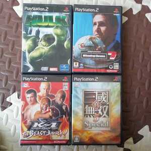 PS2ソフト 4本セット 三國無双 動作確認済み
