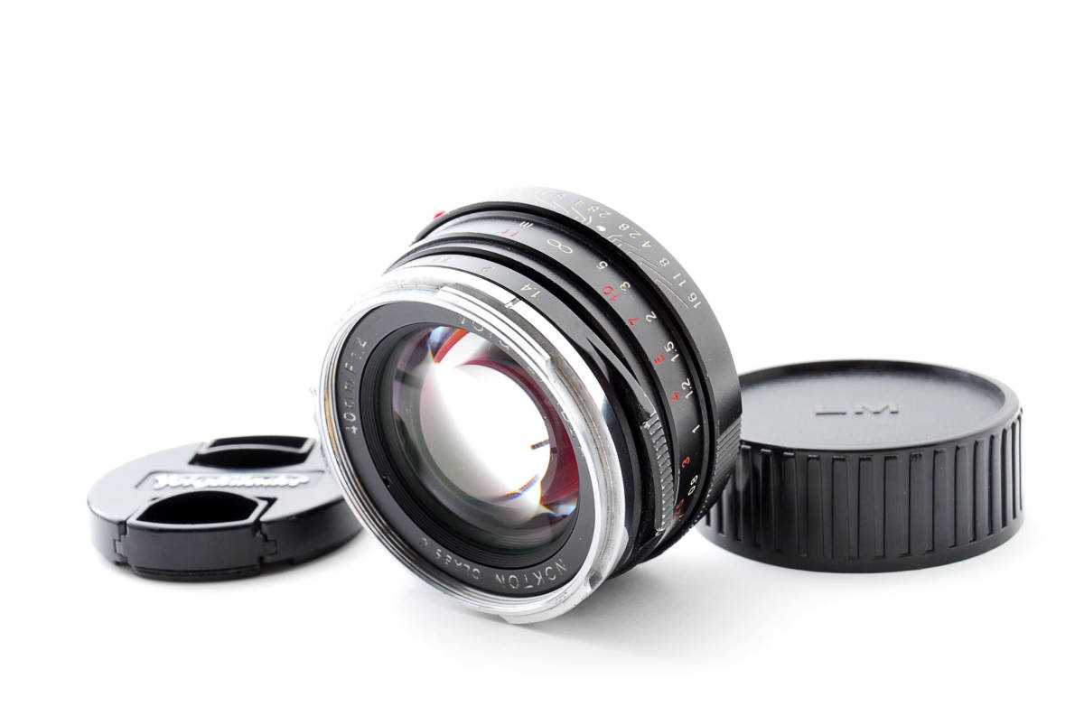 正規品! VoightLander 単焦点レンズ NOKTON classic 40mm F1.4 S.C.単