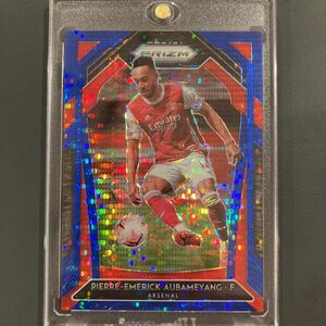 195枚限定 オーバメヤン PANINI PRIZM ブルーパラレル サッカー カード バルセロナ メッシ クリスティアーノ