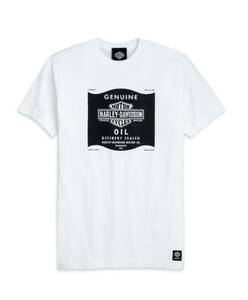 新品未使用　ハーレーダビッドソンミュージアム　Harley Davidson Genuine Oil Label T シャツ　アメリカ並行輸入品　Mサイズ