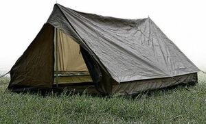 MIL-TEC 2人用 テント ロッジ型 オリーブ