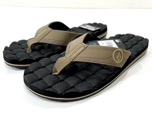 VOLCOM Volcom V0811520KHA① мужской US9 27cm пляжные шлепанцы BeachSandal Be солнечный хаки цвет Khaki обувь voru com новый товар быстрое решение бесплатная доставка 