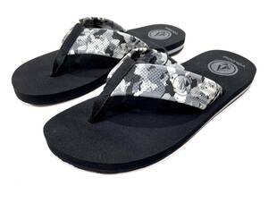 VOLCOM ボルコム V0811773CAM① メンズ US12 30cm サンダル Sandal ビーサン 迷彩色 大きい靴 キングサイズ ヴォルコム 新品 即決 送料無料