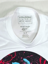 VOLCOM ボルコム AF212212WHT メンズ Sサイズ 半袖Tシャツ グラフィックティー プリント Tee ホワイト色 ヴォルコム 新品 即決 送料無料_画像4