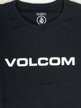 VOLCOM ボルコム AF512201BLK メンズ Mサイズ 半袖Tシャツ シンプルなロゴティー LogoTee ブラック 黒色 ヴォルコム 新品 即決 送料無料_画像3