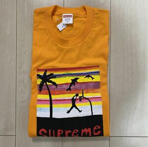 送料無料 オレンジM Supreme dunk Tee Tシャツ ダンク